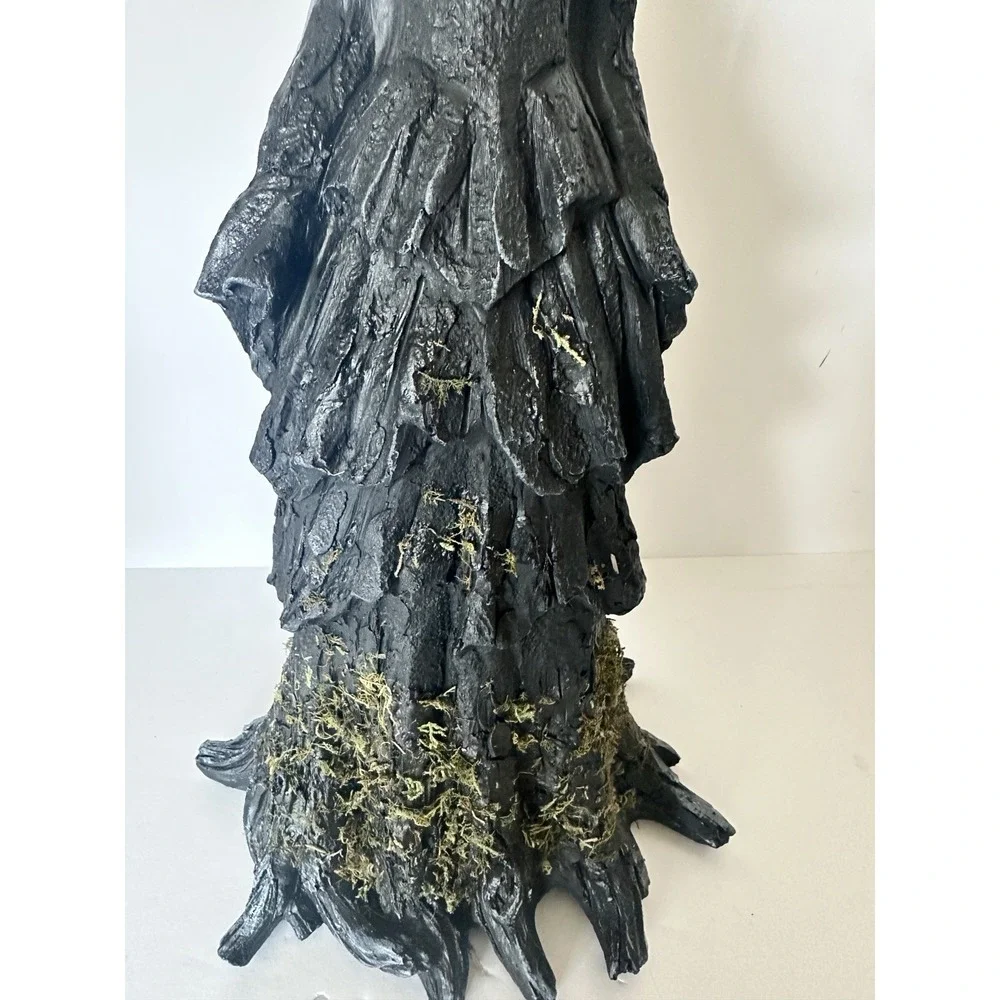 Tahari Home Faceless Witch Figurine Gothic Halloween Tabletop Decor Black Purple
